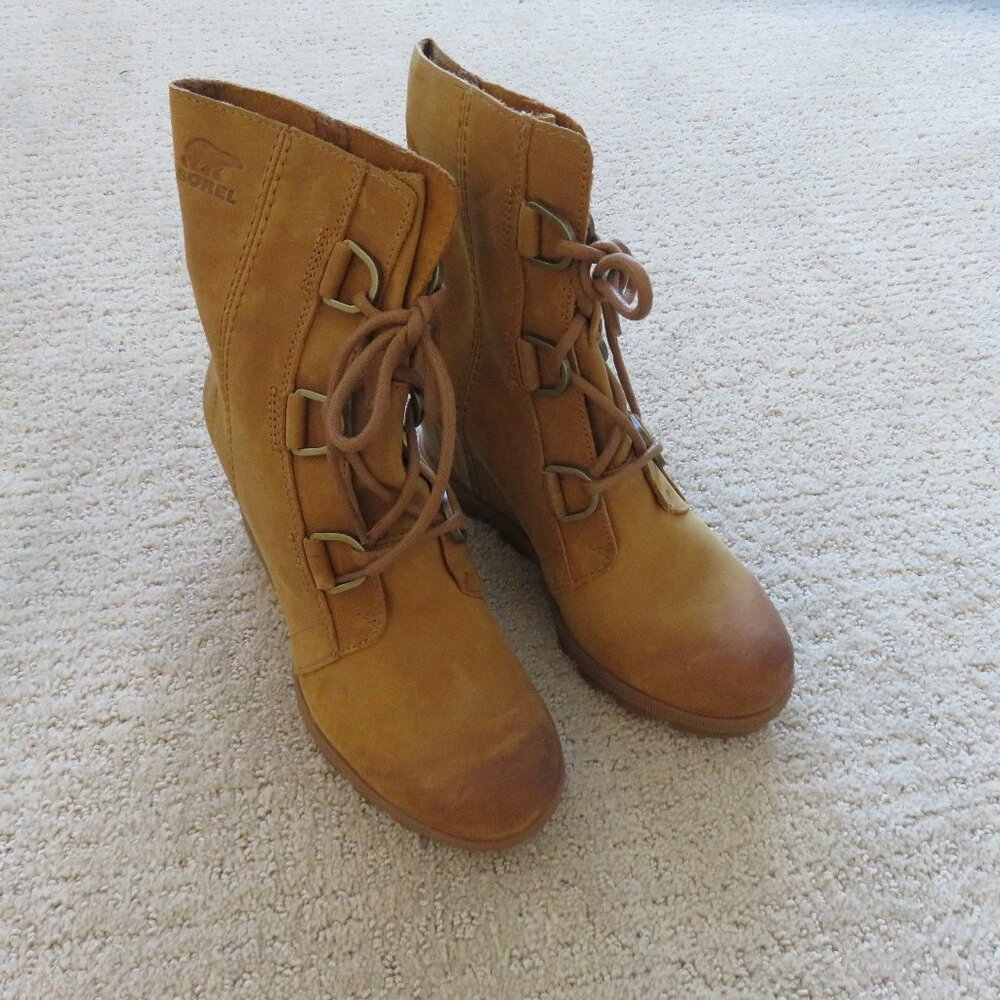 New Sorel Joan of Arctic Wedge boots 7 38 - Picture 7 of 10